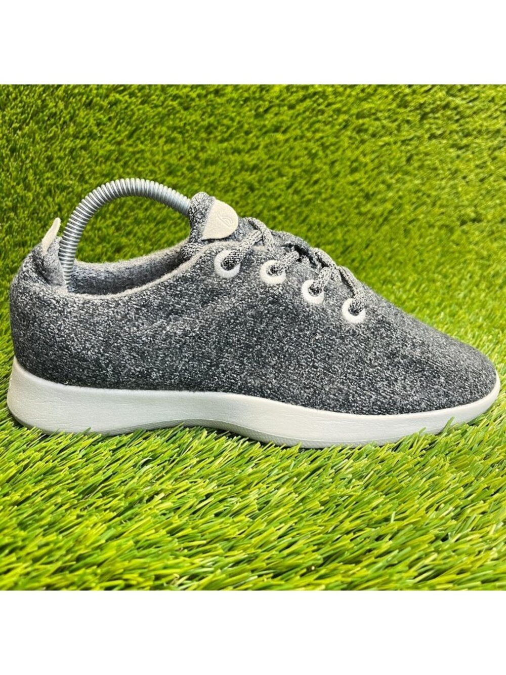 Allbirds Wool Runners Womens Size 9 Gray White Casual Walking Shoes Sneakers